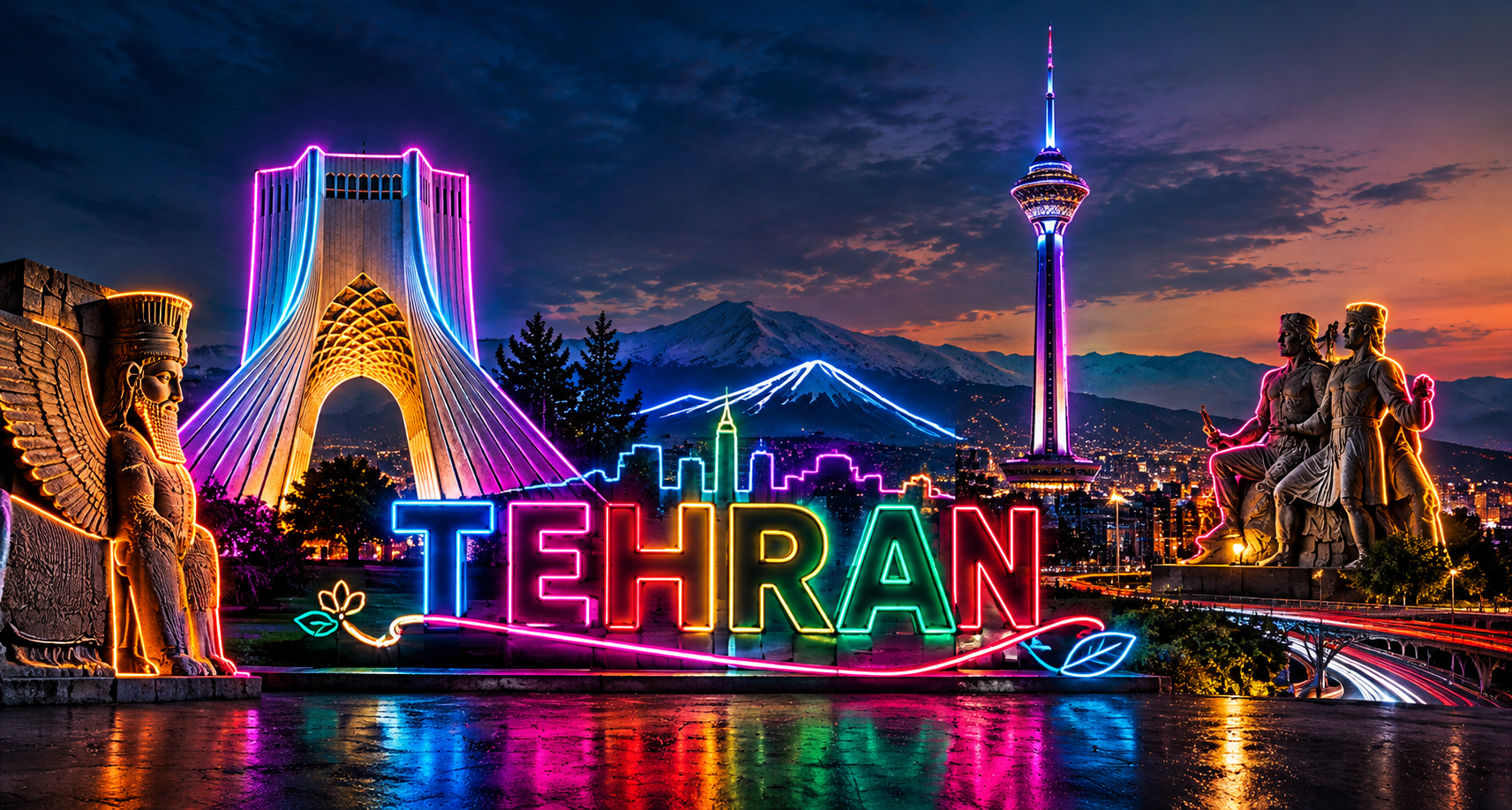 بهترین قیمت تابلو نئون فلکسی در تهران