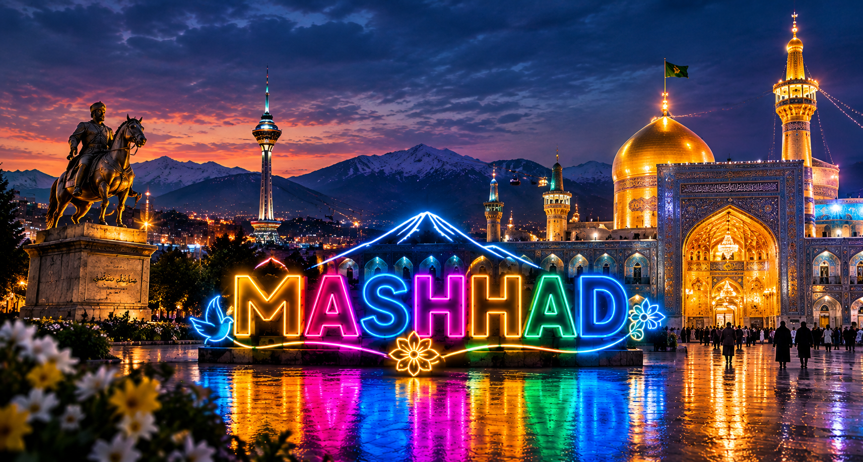 بهترین قیمت تابلو نئون فلکسی در مشهد