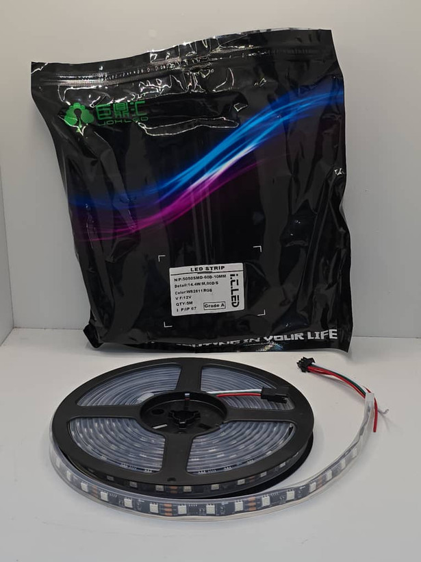 نوار LED RGB 12V تراکم 60 IC دار IP67