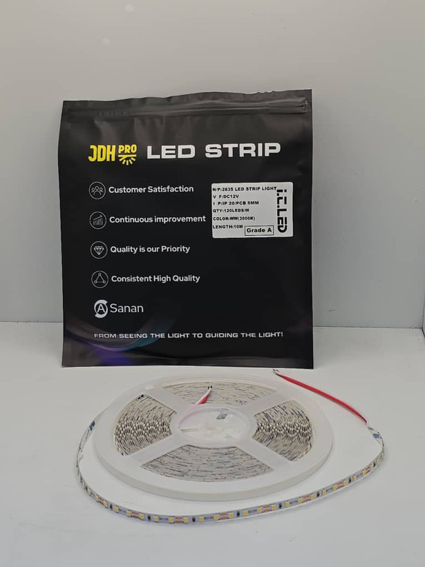 نوار LED SMD 12 ولت | تراکم 120 | آفتابی
