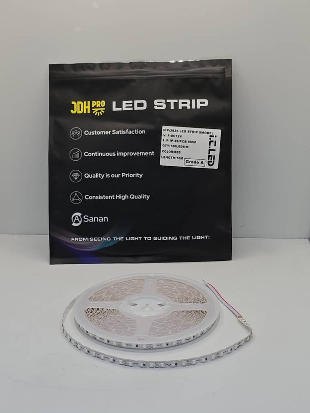 نوار LED SMD 12 ولت | تراکم 120 | نور قرمز
