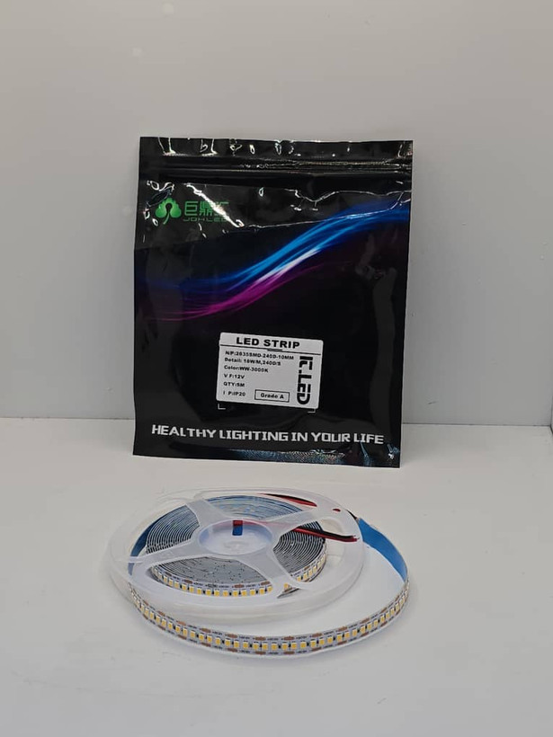 نوار LED SMD 12 ولت | تراکم 240 | آفتابی